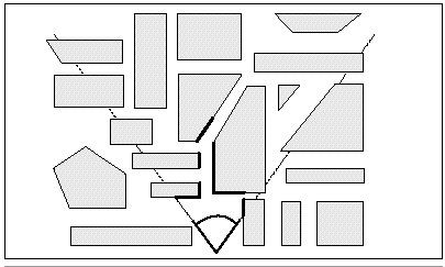 Figure 64.2 Pixels visible from the current viewpoint.