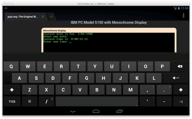 PCjs in AVD