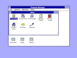 IBM PC AT w/VGA, Windows 3.10