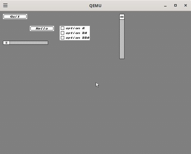 Screenshot QEMU VGA